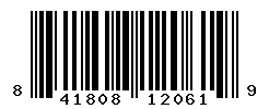 UPC barcode number 841808120619