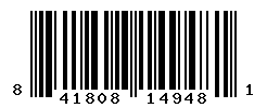 UPC barcode number 841808149481