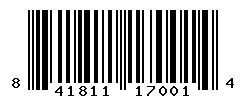 UPC barcode 841811170014