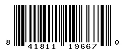 UPC 841811196670 barcode image
