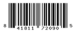 UPC barcode number 841811720905