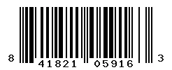 UPC 841821059163 barcode image