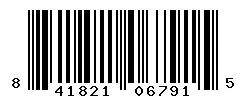 UPC barcode 841821067915