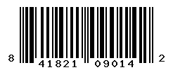 UPC barcode 841821090142