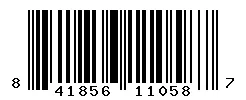 UPC barcode 841856110587