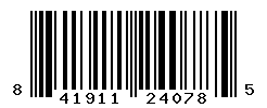 UPC barcode number 841911240785