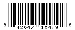 UPC barcode number 842047104798 lookup