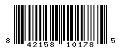 UPC barcode 842158101785