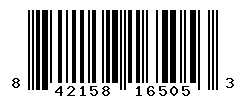 UPC barcode number 842158165053