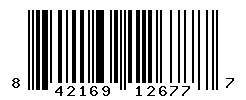 UPC barcode number 842169126777