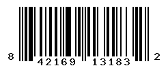 UPC barcode number 842169131832