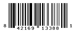 UPC barcode number 842169133881