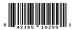 UPC barcode 842185102991