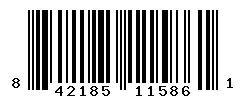 UPC barcode 842185115861
