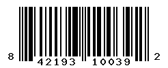 upc 842193100392 barcode image