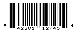 UPC barcode number 842281127454