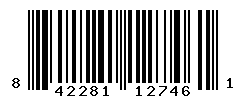 UPC barcode number 842281127461