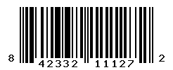 upc 842332111272 barcode image