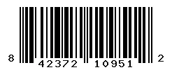 842372109512 barcode