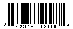 UPC barcode number 842379101182