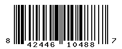 UPC barcode number 842446104887