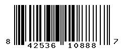 UPC 842536108887 barcode image