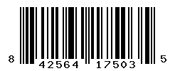 UPC barcode number 842564175035