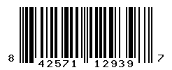 UPC barcode number 842571129397