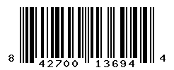 UPC barcode number 842700136944