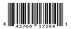 UPC barcode number 842700172041