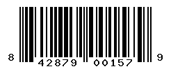 UPC barcode number 842879001579
