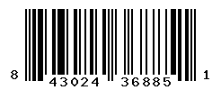 UPC barcode number 843024368851