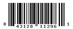 UPC barcode number 843128112961