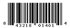UPC barcode number 843218014014