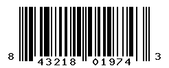 UPC barcode number 843218019743