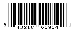 UPC barcode number 843218059541