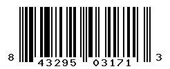 UPC barcode number 843295031713