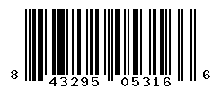 UPC barcode number 843295053166