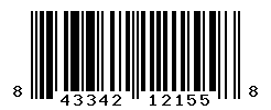 UPC barcode number 843342121558