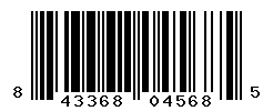 UPC barcode number 843368045685