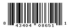 843404086511 barcode