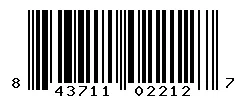UPC barcode 843711022127