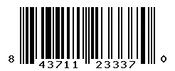 UPC barcode 843711233370