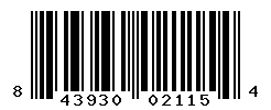 UPC barcode number 843930021154