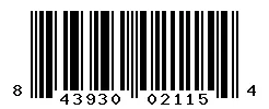 UPC 843930021154 barcode image