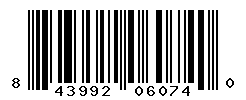 UPC barcode number 843992060740