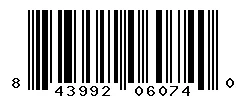 UPC barcode 843992060740