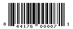 UPC 844176000071 barcode image