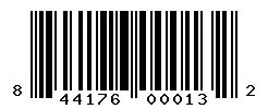 UPC barcode 844176000132