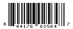 UPC barcode number 844176025647